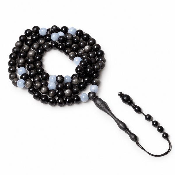 Black Aqeeq Intermix Aqua Marine