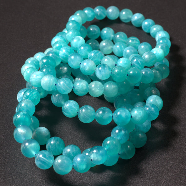 Naturak Icy Amazonite 8MM (Single Bracelet)