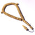 The Teak Wood Special Flat Disc 100 Beads 10MM.