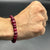 Ruby Flexible Bracelet 28 Beads 7MM.