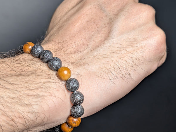 Flexible Black lava & Ancient Koka wood 9mm