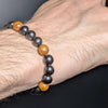 InterMix EbonyWood & Kuka wood Flexible Bracelet 8mm