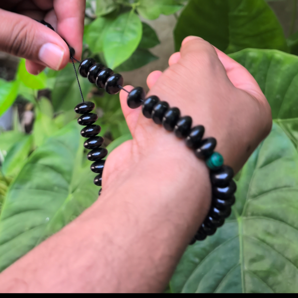 Indonesian Teak Wood Companion Tasbih Bracelet 33 Beads