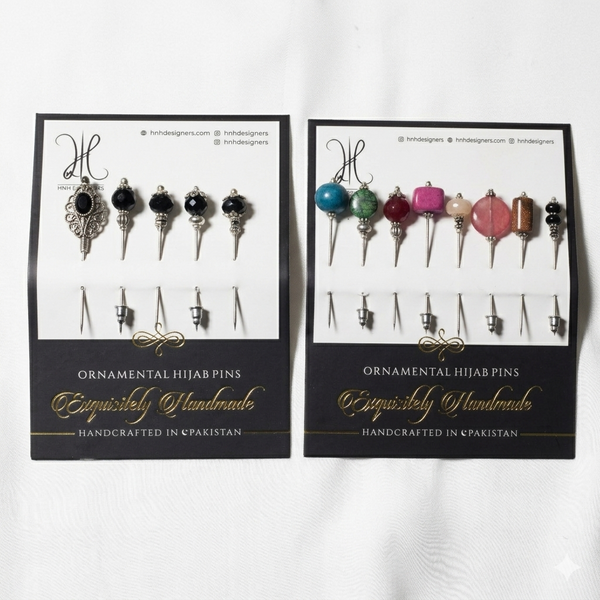 Deisgner Hijab Pins *COMBO 5*