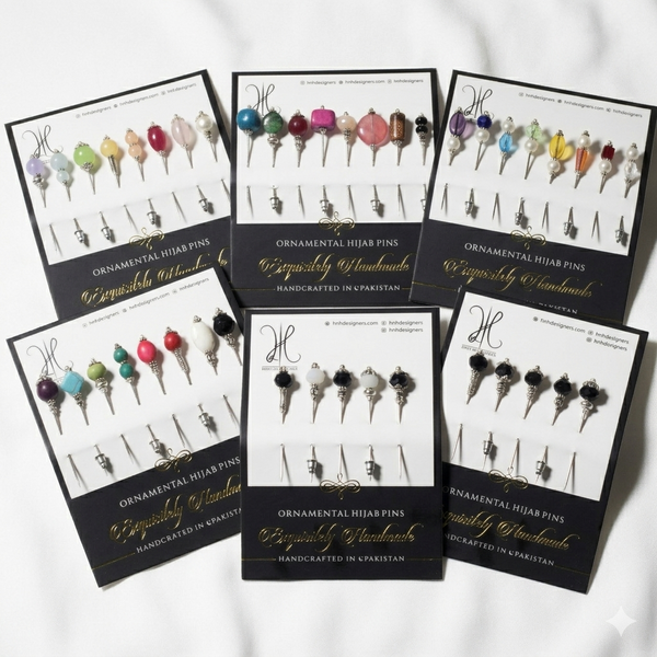 Designer Hijab Pins *COMBO 4*