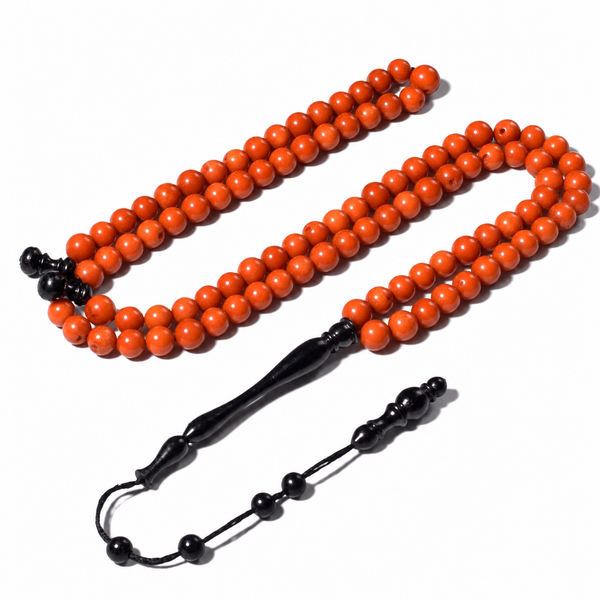 The Marjan (Red Coral ) 100 Beads 6MM