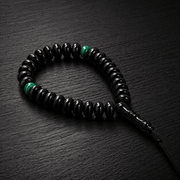 Teak Wood Companion Misbaha Tasbih Bracelet 33 Beads