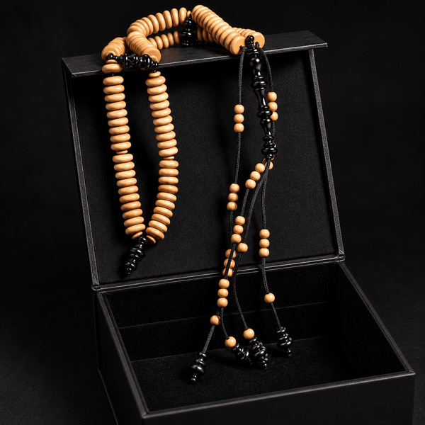 The Indonesian Teak Tijani Misbaha Tasbih Two Lac CountMisbaha.