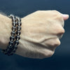 Smokey Quartz GemStone Bracelet Double Layer