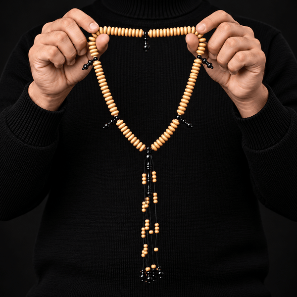 The Indonesian Teak Tijani Misbaha Tasbih Two Lac CountMisbaha.
